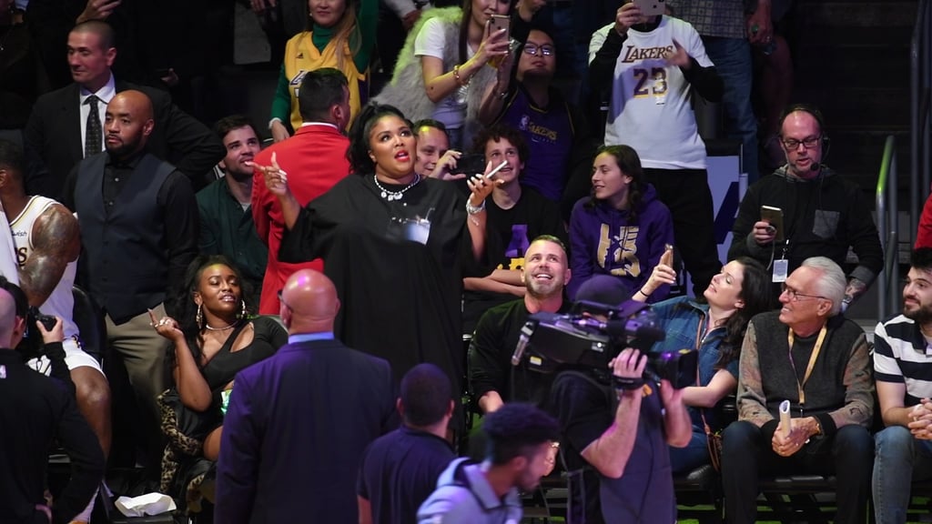 See Lizzo Twerk Courtside at the LA Lakers Game