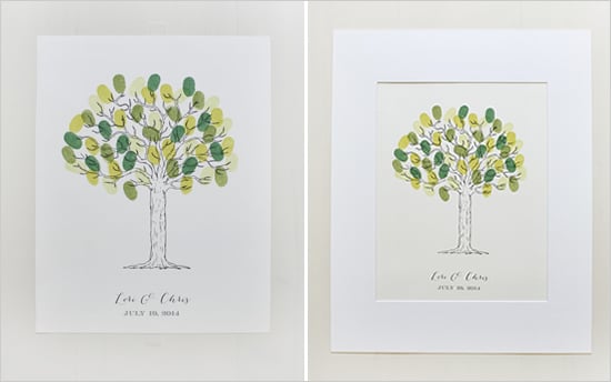 Tree Thumbprint Guest Book