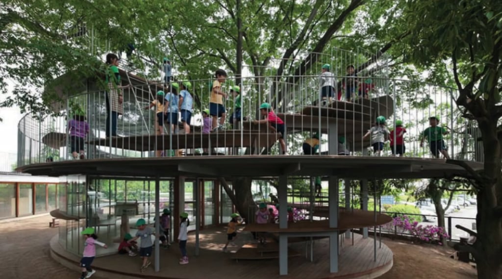The school's other facilities are also made for tiny humans.