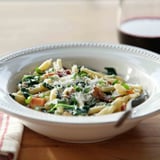 Pasta Carbonara With Spinach