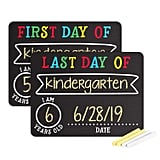 First and Last Day of School Photo Chalkboard Signs