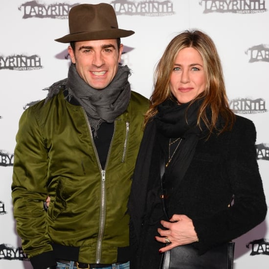Jennifer Aniston and Justin Theroux at a Theater Gala 2015