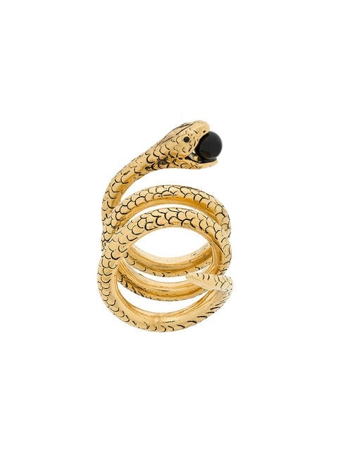 Saint Laurent Snake Wrap-Around Ring