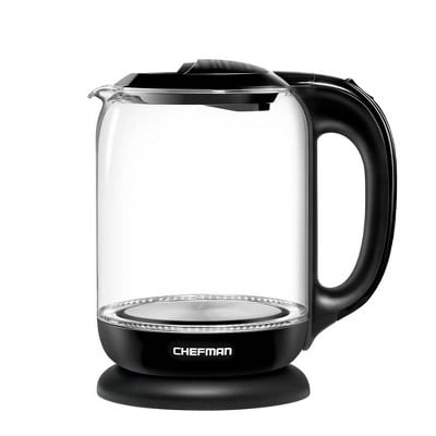 Chefman 1.7L Glass Electric Kettle