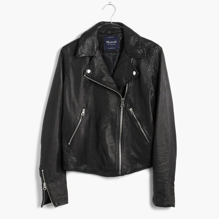 Madewell Washed Leather Motorcycle Jacket ($498)