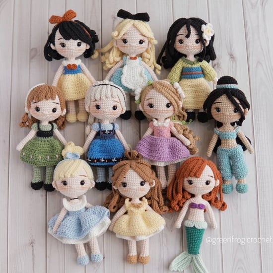 Shop Disney Princess Crocheted Doll Patterns on Etsy