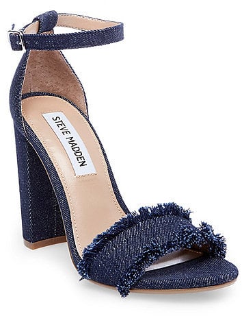 steve madden denim slides