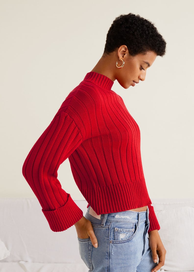 Mango Knit Cotton Sweater