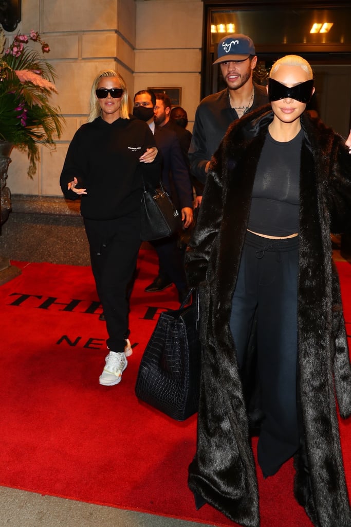 Kim Kardashian and Pete Davidson Matching Sweats Met Gala