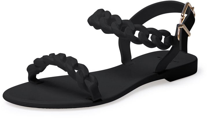 Givenchy Jelly Chain-Link Flat Sandals