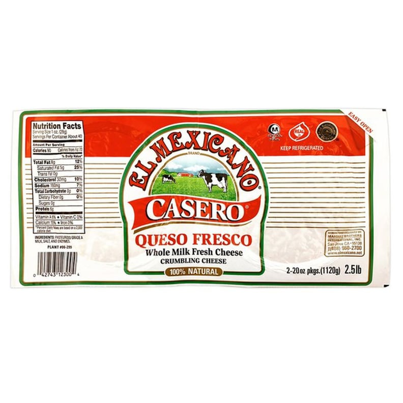 El Cazo Mexicano Queso Fresco Casero ($10)