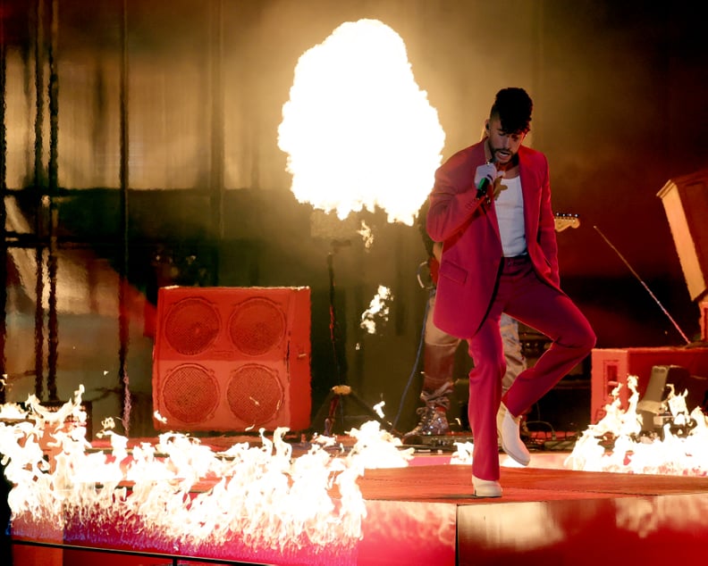 LAS VEGAS, NEVADA - NOVEMBER 18: Bad Bunny performs onstage during The 22nd Annual Latin GRAMMY Awards at MGM Grand Garden Arena on November 18, 2021 in Las Vegas, Nevada. (Photo by Ethan Miller/Getty Images)