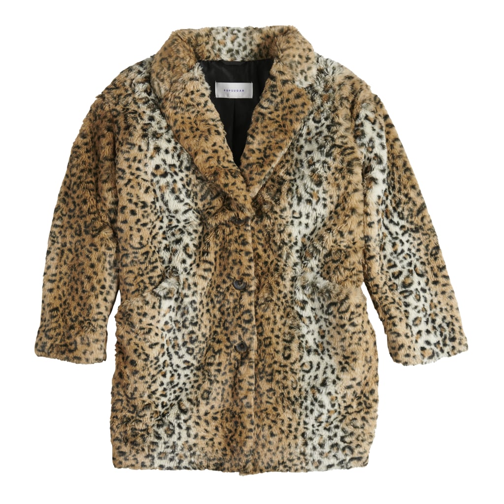 POPSUGAR Cosy Leopard Coat
