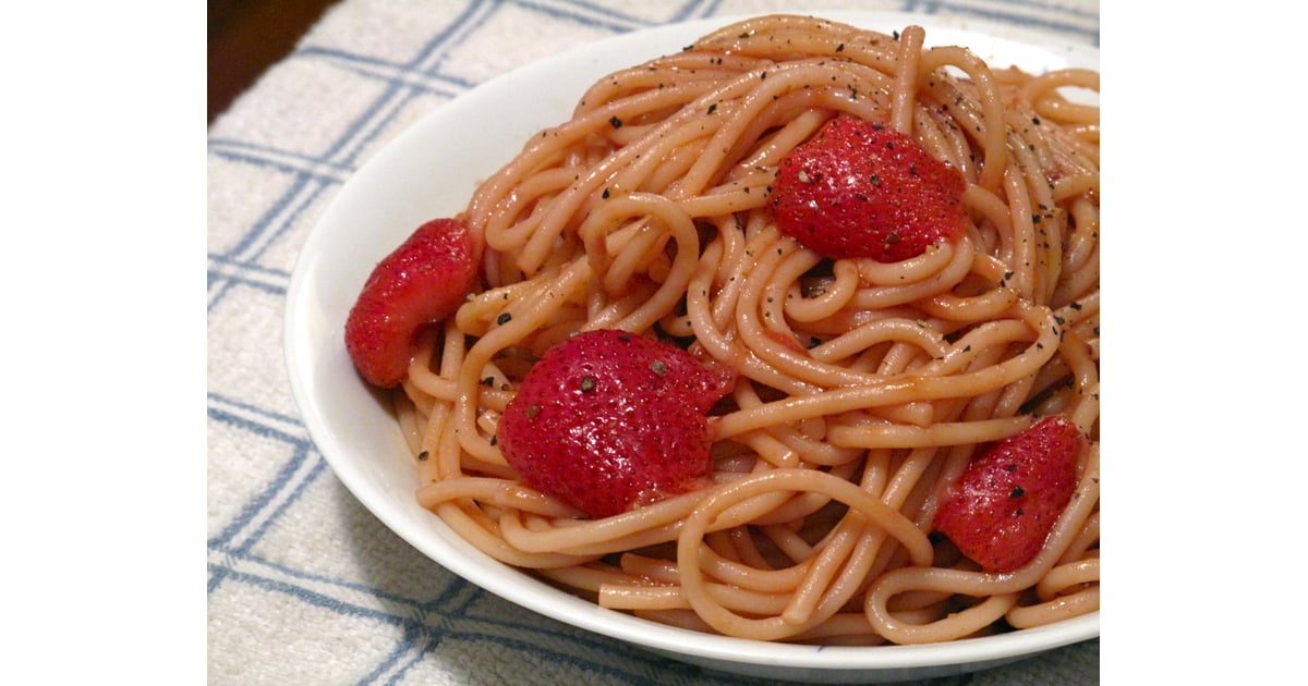 Spaghetti With Strawberries Unusual Pasta Dishes POPSUGAR Food Photo 23
