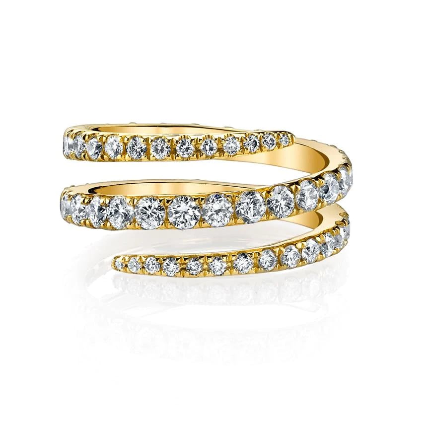 Anita Ko Diamond Pinky Coil Ring ($7,350)