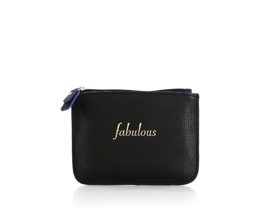 Graphic Image Fabulous Embossed Leather Pouch & Tassel Key Chain Set ($63)