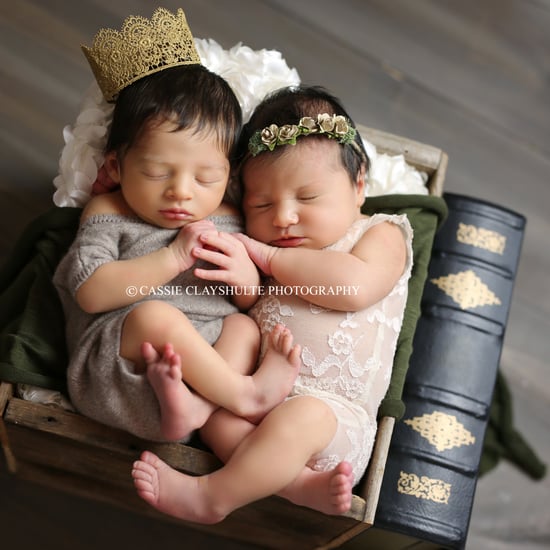 Romeo and Juliet Newborn Photo Shoot