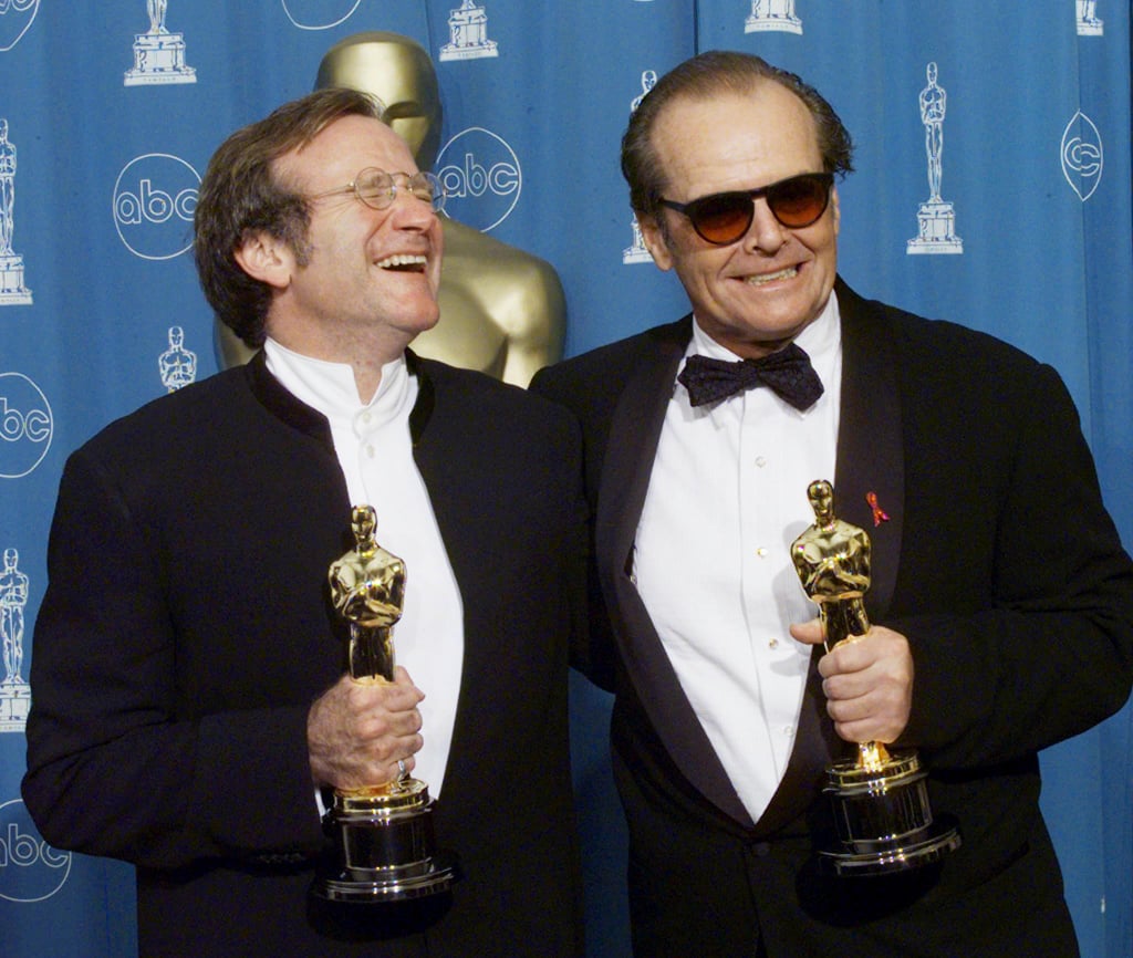 Pictured: Robin Williams and Jack Nicholson