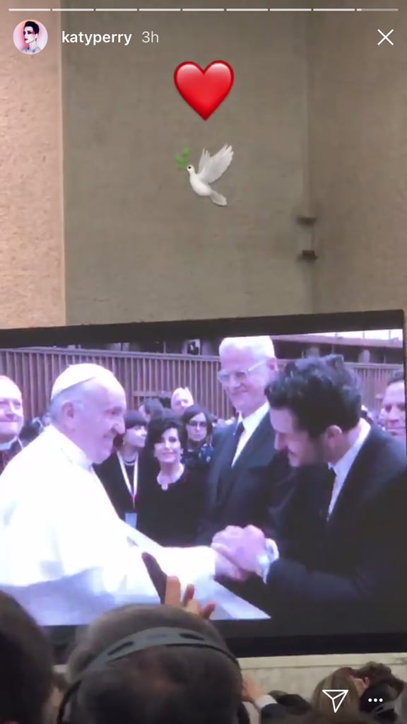 Katy Perry and Orlando Bloom Meeting Pope Francis April 2018