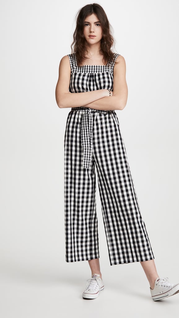 Madewell Gingham Sleeveless Jumpsuit