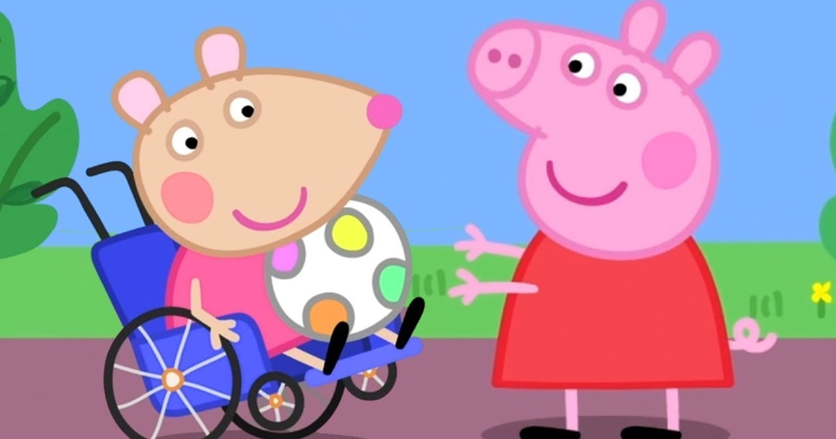 Mandy Mouse Character Who Uses a Wheelchair on Peppa Pig ...