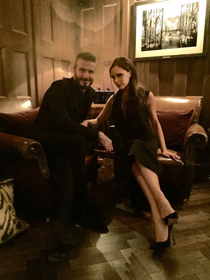 "Great to have my beautiful wife in attendance at my Haig Club London dinner."