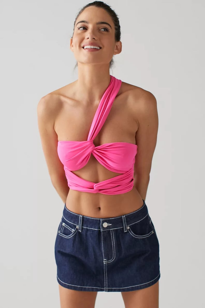UO Ana One-Shoulder Cropped Top