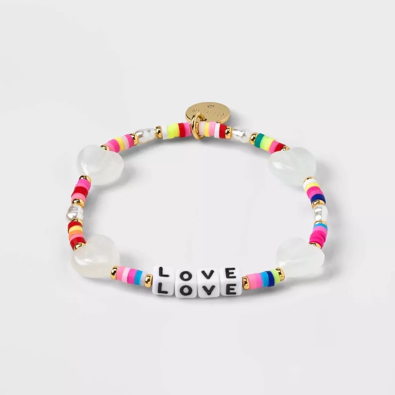 Little Words Project Love With Hearts Stretch Bracelet