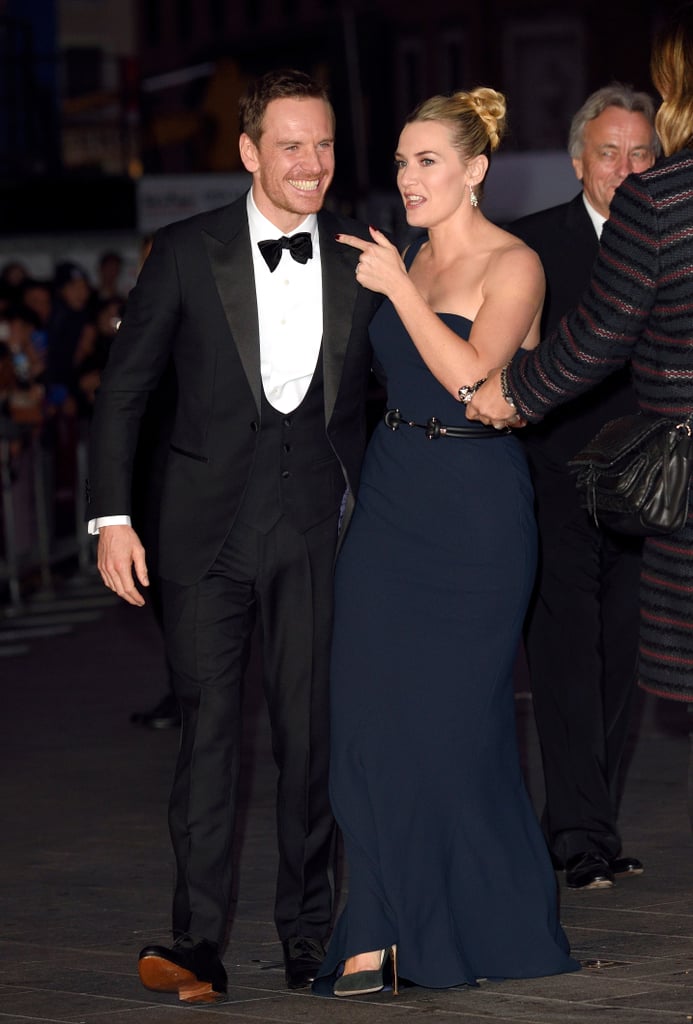 Kate Winslet Michael Fassbender Steve Jobs London Red Carpet