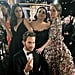 Beanie Feldstein and Ben Platt at the Golden Globes 2020