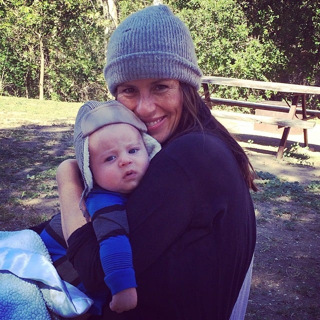 Soleil Moon Frye and Lyric Goldberg enjoyed the baby's first camping trip.
Source: Instagram user moonfrye