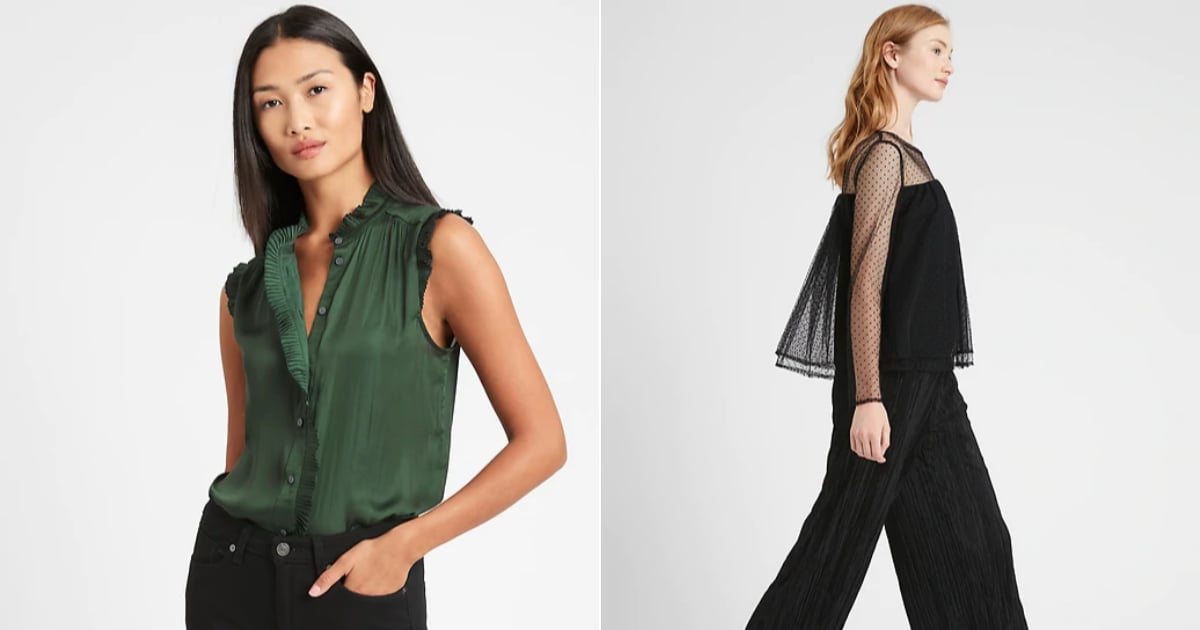 Give Your Waist-Up Wardrobe a Boost With 21 Cute, On-Sale Blouses From Banana Republic