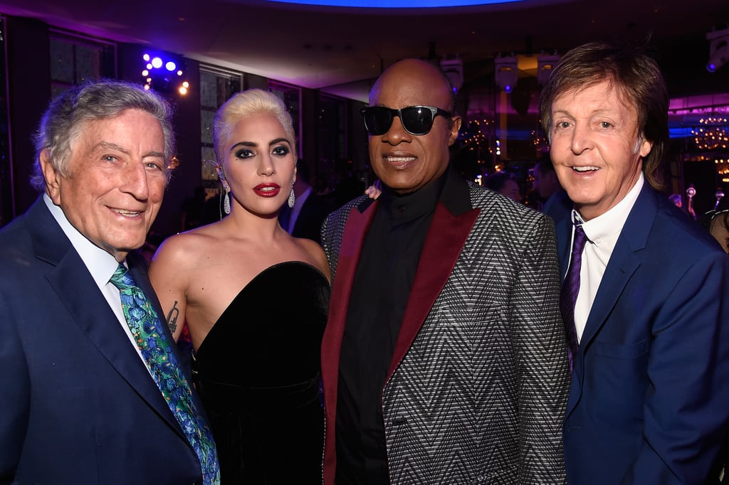 Lady Gaga at Tony Bennett's 90th Birthday Party