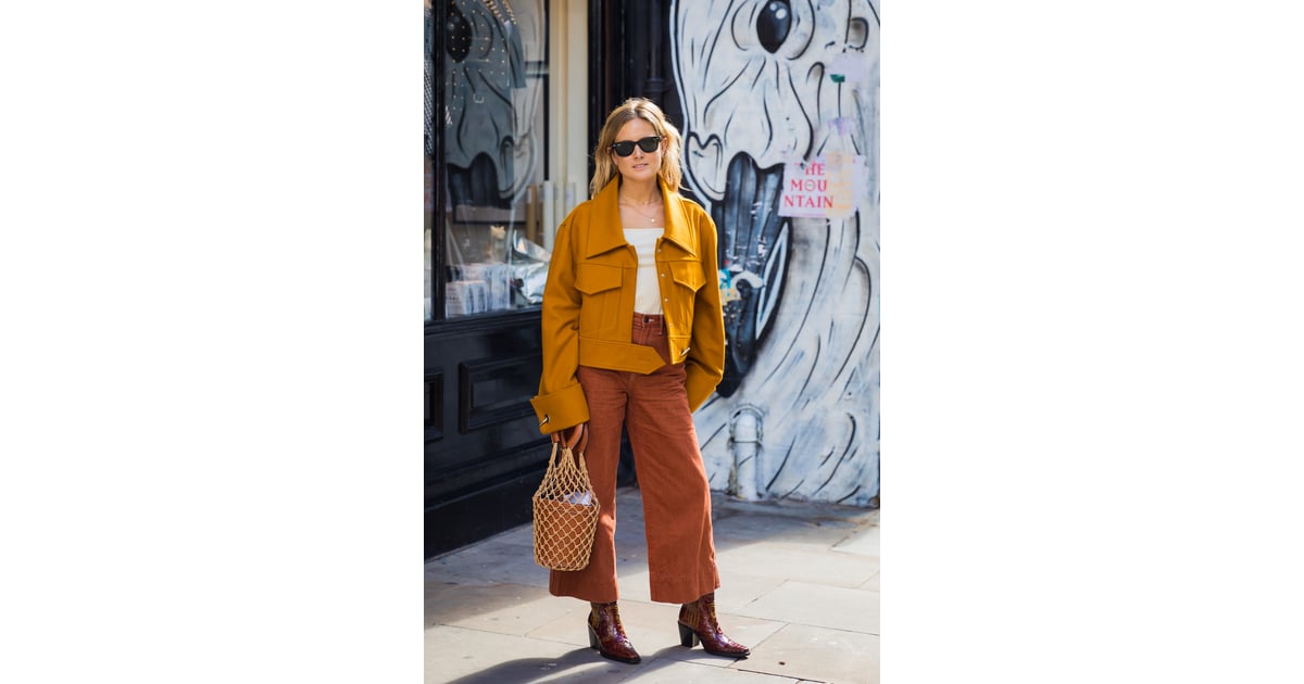 mustard yellow and burnt orange outfits