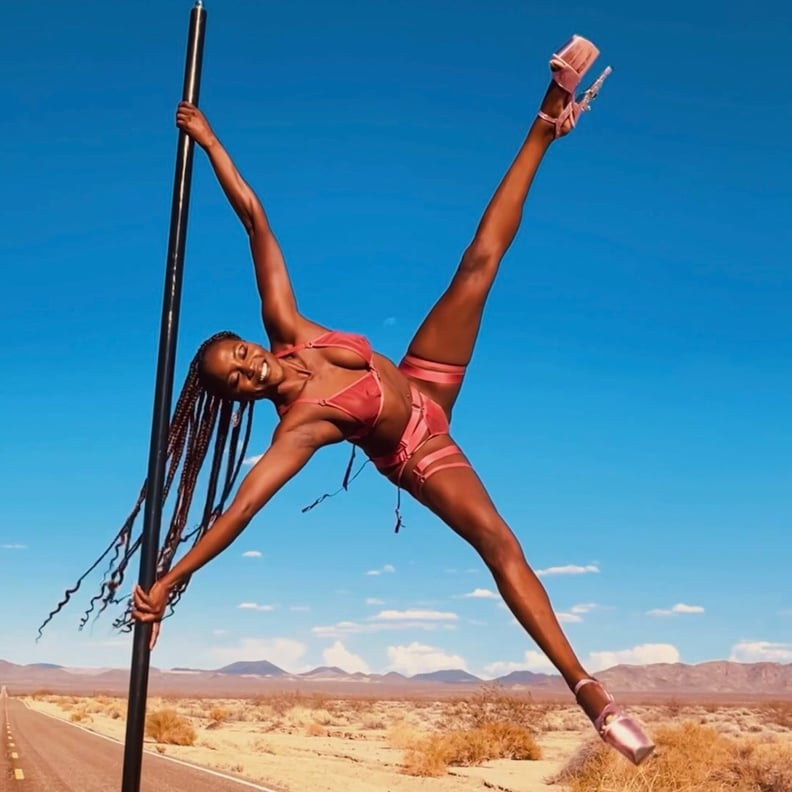 Pole dancing being used for fitness