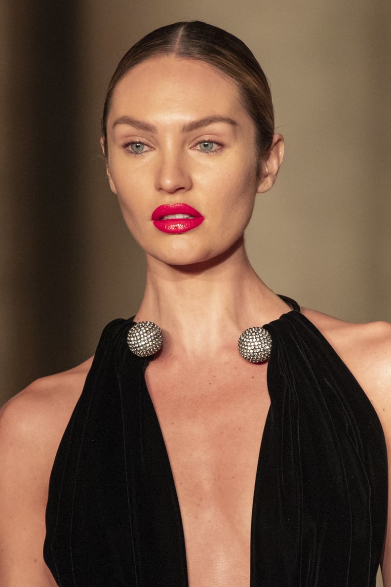 Candice Swanepoel on the Oscar de la Renta Fall 2020 Runway