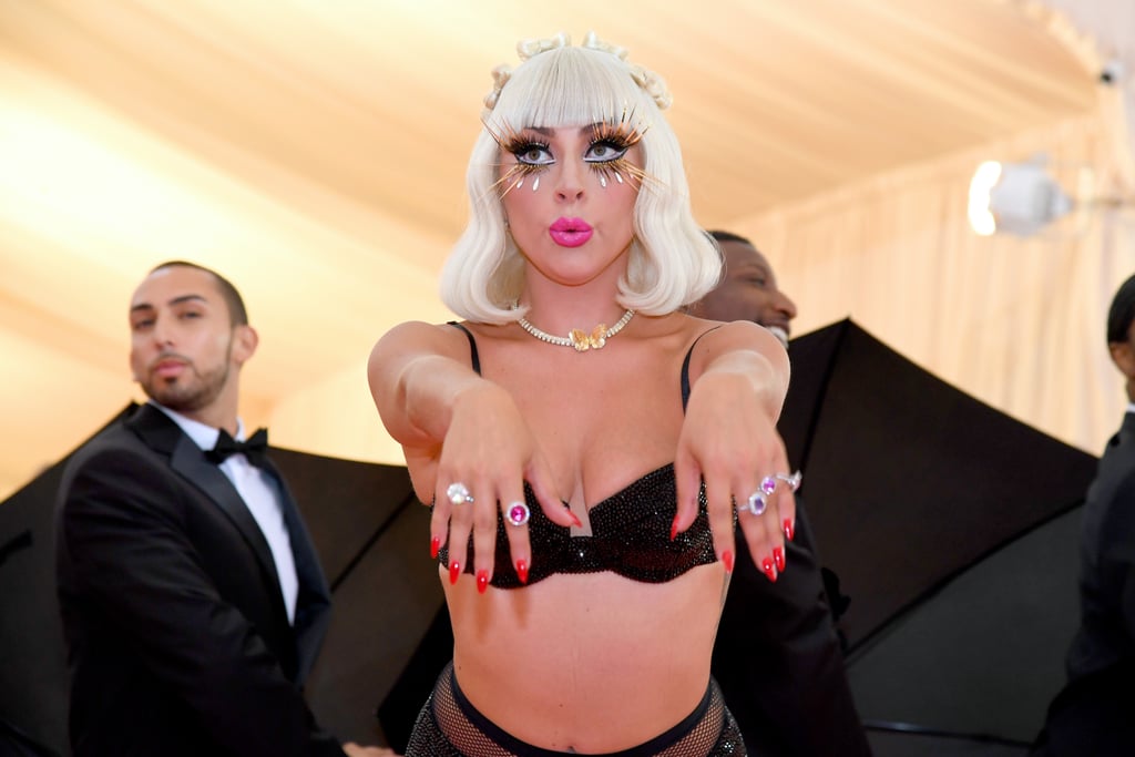 Lady Gaga Eyelashes at the Met Gala 2019