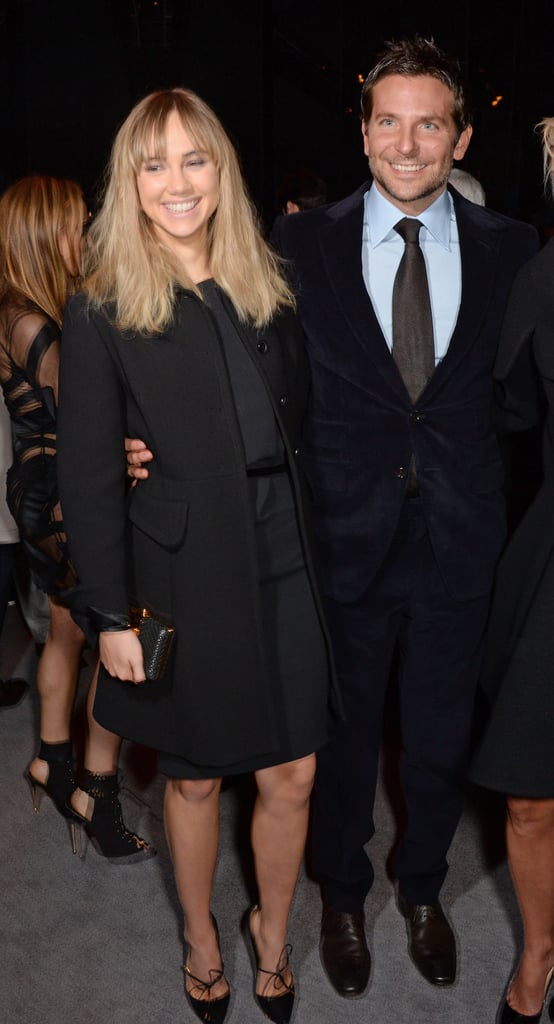 Bradley and Suki smiled together at the Tom Ford show.