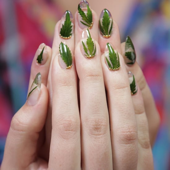 Marijuana Weed Manicure