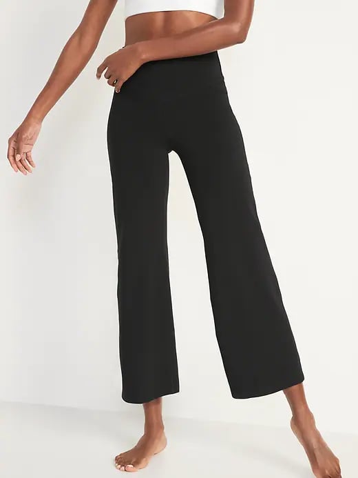 Old Navy Extra High-Waisted PowerChill Cropped Wide-Leg Yoga Pants