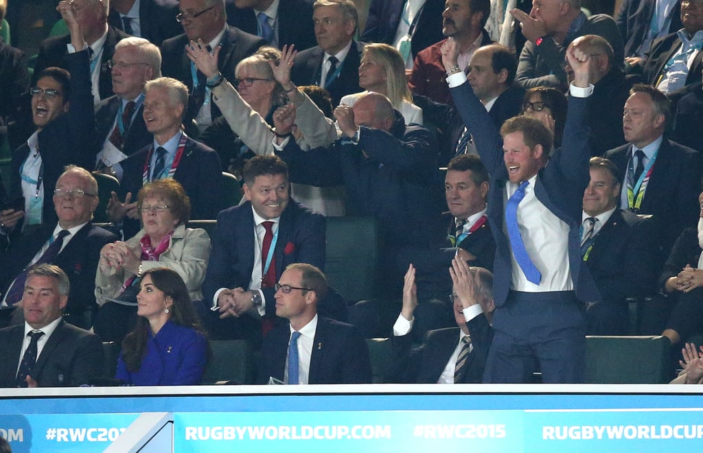 Prince William and Kate Middleton at Rugby World Cup 2015