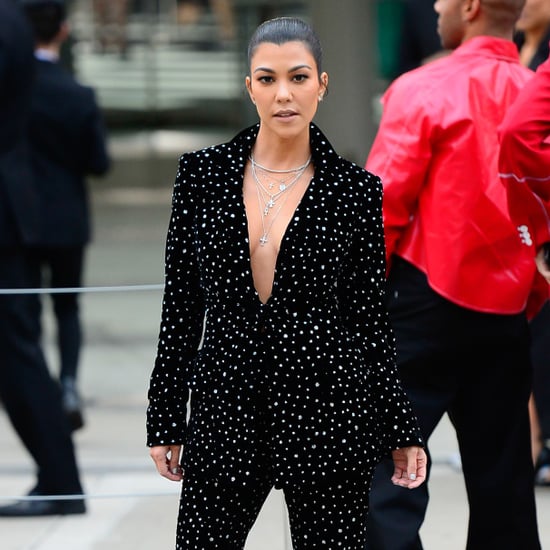 Kourtney Kardashian Christian Siriano Suit CFDA Awards 2018