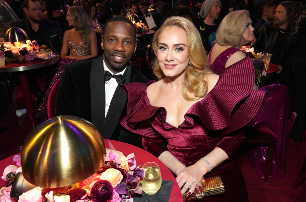 Adele and Rich Paul at the 2023 Grammys
