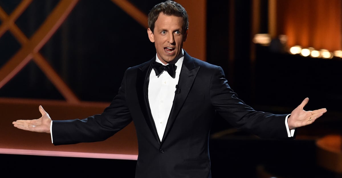 Seth Meyers's Emmys Opening Monologue Full Video POPSUGAR Entertainment