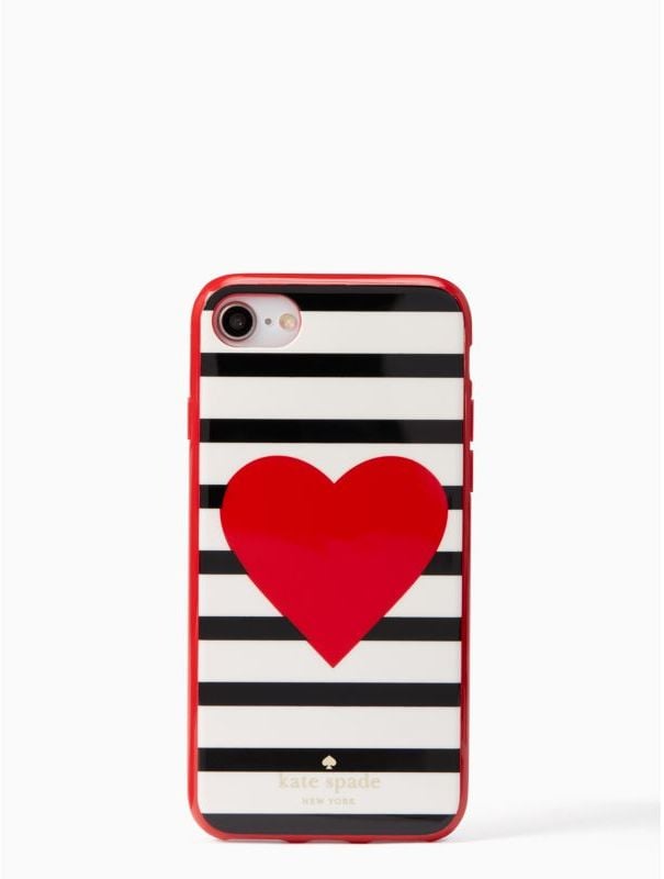 Kate Spade Heart Stripe iPhone 7 Case