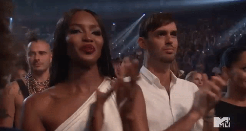 Naomi Campbell, Having an Appropriate Response to Rihanna on Stage