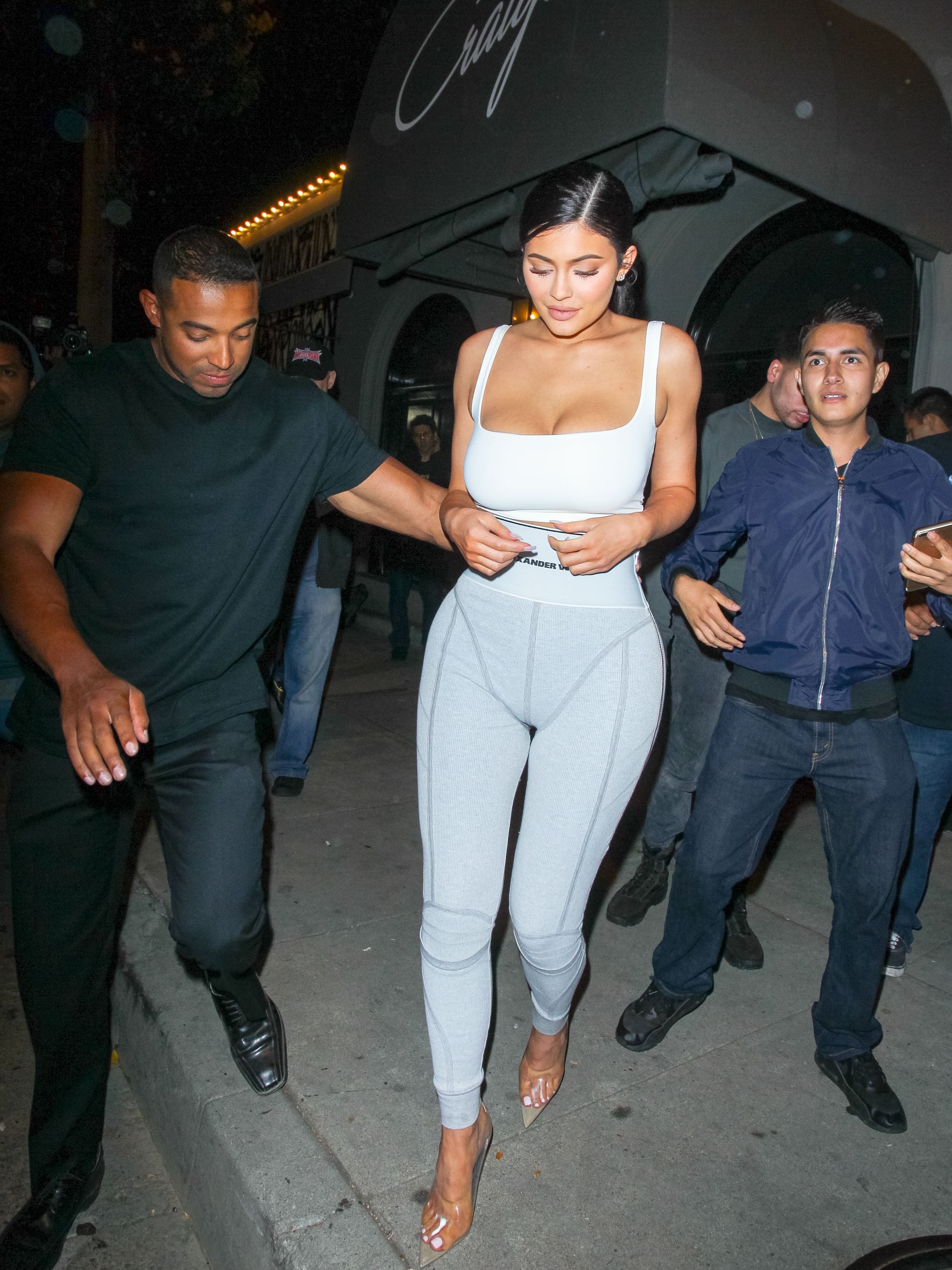 alexander wang thermal leggings kylie jenner