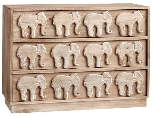 Pottery Barn Kids Elephant Dresser