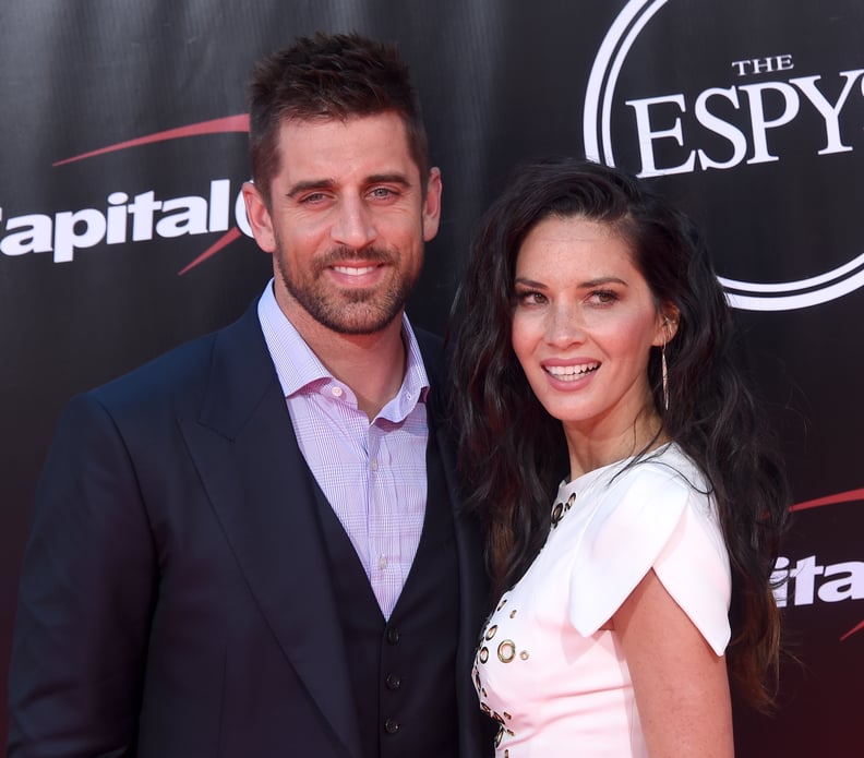 Aaron Rodgers and Olivia Munn