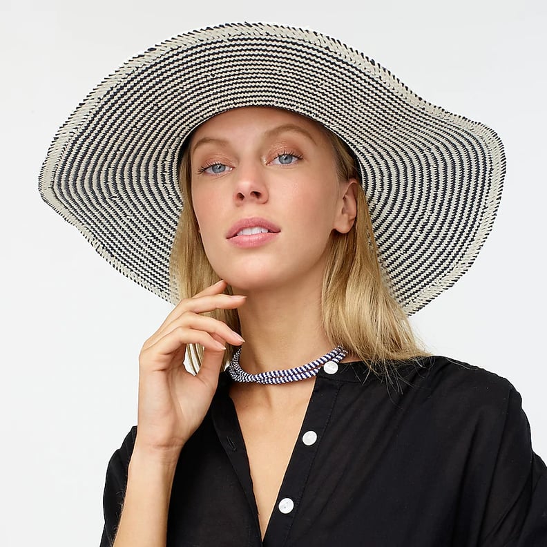 J.Crew Woven Hat With Extra-Wide Brim